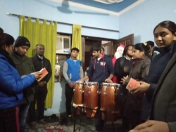 Door-to-Door Carol Singing #16